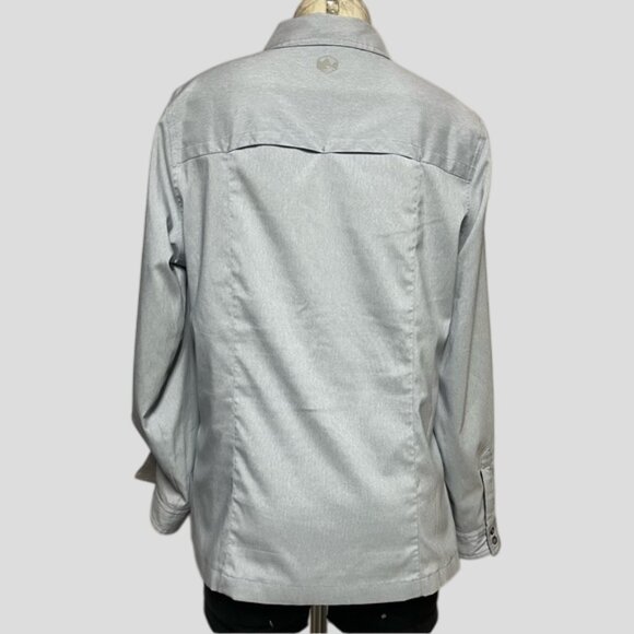 Wind River Light Blue No Fly Zone® Insect Repellent Long Sleeve Shirt - Picture 2 of 16